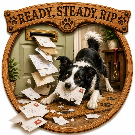 ready steady rip  dog character