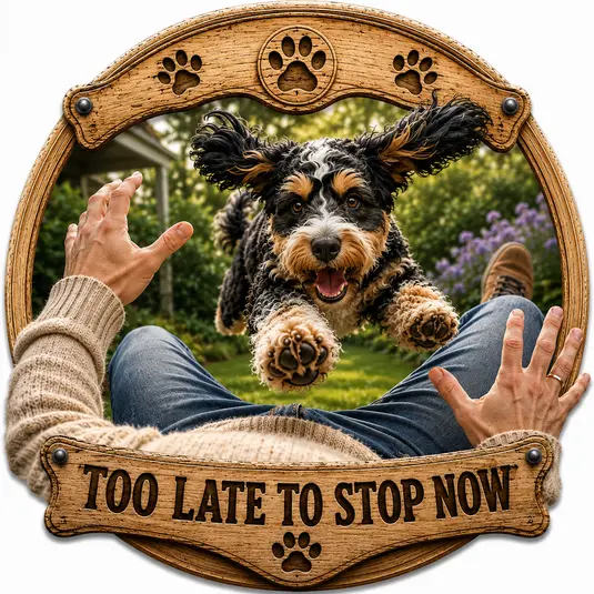 Too Late To Stop Now dog character